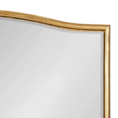 17" X 24" Sedelle Decorative Framed Wall Mirror Gold - Kate & Laurel All Things Decor 2 17" X 24" Sedelle Decorative Framed Wall Mirror Gold - Kate & Laurel All Things Decor - Image 2