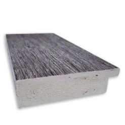 41" X 29" Bark Rustic Framed Wall Mirror Gray - Amanti Art