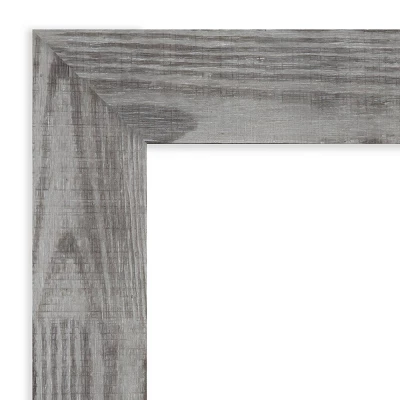 24" X 30" Non-Beveled Bridge Wood Bathroom Wall Mirror Gray - Amanti Art 2 24" X 30" Non-Beveled Bridge Wood Bathroom Wall Mirror Gray - Amanti Art - Image 2