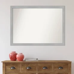 41" X 30" Non-Beveled Vista Brushed Nickel Narrow Wall Mirror - Amanti Art -Umbra Home Decor Shop GUEST 1c270b34 3f63 4591 a5a7 c003dc4a38b8