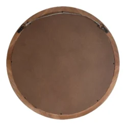 30" Hartman Round Wall Mirror Brown - Kate & Laurel All Things Decor -Umbra Home Decor Shop GUEST 1cbdfc0b 2584 4fab 9bea 5cf21eb76272