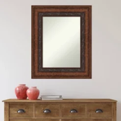 28" X 34" Non-Beveled Decorative Bronze Wall Mirror - Amanti Art -Umbra Home Decor Shop GUEST 1d24f661 3c07 4088 a8f4 457b466fdb76