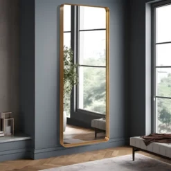 Aalysia 71" X 28" Full Length Mirror, Aluminum Alloy Frame Mirror Full Length For Leaning & Wall Mounted, Round Corners, No Stand - The Pop Home 13 Aalysia 71" X 28" Full Length Mirror, Aluminum Alloy Frame Mirror Full Length For Leaning & Wall Mounted, Round Corners, No Stand - The Pop Home -Umbra Home Decor Shop GUEST 1e9c6e03 f872 42a0 a222 98bb15edee2d