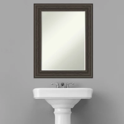 Amanti Art Shipwreck Greywash Petite Bevel Bathroom Wall Mirror 29.5 X 23.5 In. 5 Amanti Art Shipwreck Greywash Petite Bevel Bathroom Wall Mirror 29.5 X 23.5 In. - Image 5