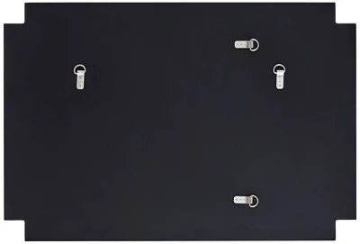 Noble Park Gatsby Rectangular Vanity Decorative Wall Mirror Modern Beveled Edge Matte Black Metal Frame 27" Wide Bathroom Bedroom 8 Noble Park Gatsby Rectangular Vanity Decorative Wall Mirror Modern Beveled Edge Matte Black Metal Frame 27" Wide Bathroom Bedroom - Image 8