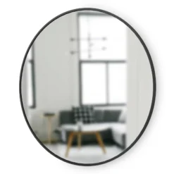 37" Hubba Round Wall Mirror Black - Umbra 8 37" Hubba Round Wall Mirror Black - Umbra -Umbra Home Decor Shop GUEST 2009c27c 00e2 46ec b175 14dc3a9cfff2