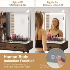 Costway Vanity Set With Dimmable Lighted Mirror 3 Lighting Modes -Umbra Home Decor Shop GUEST 2044926c f16c 4aec 8147 a180ee27b591
