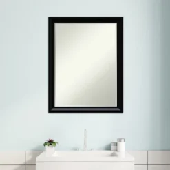 Amanti Art Steinway Black Scoop Petite Bevel Wood Bathroom Wall Mirror 27 X 21 In. 12 Amanti Art Steinway Black Scoop Petite Bevel Wood Bathroom Wall Mirror 27 X 21 In. -Umbra Home Decor Shop GUEST 20aac078 a682 4291 8d03 356f7bbd9047