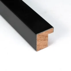 Svelte Non-Beveled Wood Bathroom Wall Mirror Wall Mirror