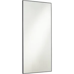 Noble Park Aryn Rectangular Vanity Accent Wall Mirror Modern Matte Black Iron Frame 20" Wide For Bathroom Bedroom Living Room Office House Entryway -Umbra Home Decor Shop GUEST 22d3942e c87b 4892 9b86 f798d8297b03