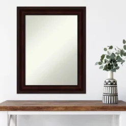 23" X 29" Non-Beveled Coffee Bean Brown Wall Mirror - Amanti Art -Umbra Home Decor Shop GUEST 22f4182c d64f 497c 9efa 9db902f0834c