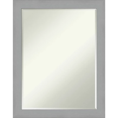 Brushed Petite Bevel Bathroom Wall Mirror 8 Brushed Petite Bevel Bathroom Wall Mirror - Image 8