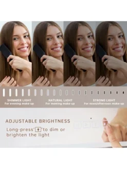 Fenchilin Large Hollywood Vanity Mirror With Lights Bluetooth Tabletop Wall Mount - White, 22.8" X 31.5" -Umbra Home Decor Shop GUEST 2309f9e5 4cdd 4ab9 92aa 62a0cd243880