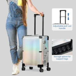 Lockable Rolling Makeup Train Case With LED Mirror -Umbra Home Decor Shop GUEST 235fd2e2 abc5 40bc 8162 137ad07c5a16