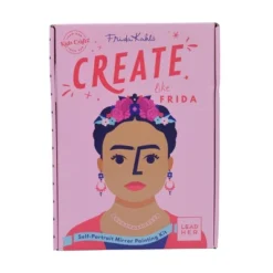 LeadHER Create Like Frida Self-Portrait Mirror Painting Kit - Kids Crafts