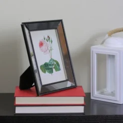 Northlight 5" X 7" Silver Studded Glass Mirror Encased Photo Picture Frame -Umbra Home Decor Shop GUEST 2486b515 4637 4380 a8d6 dda3b2b7301b