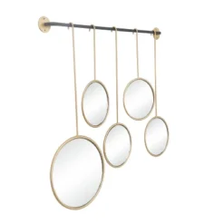 Metal Wall Mirror With Hanging Rod Gold - CosmoLiving By Cosmopolitan 9 Metal Wall Mirror With Hanging Rod Gold - CosmoLiving By Cosmopolitan -Umbra Home Decor Shop GUEST 25eb590b 977f 4979 82f5 bfe626ba0382