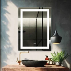 Maleah LED Bathroom Vanity Mirror With Anti-fog - The Pop Home -Umbra Home Decor Shop GUEST 2652a78a d771 47cb 98d8 46f71b2ccd70