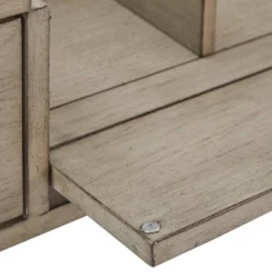 Brunswick Vanity Set With Flip Mirror And Power Strip Gray/Black - Inspire Q -Umbra Home Decor Shop GUEST 26602c8b 0383 44c3 a080 428468db1a3e