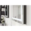 24"x30" Frameless Dimmable LED Wall Mirror With Anti Fog Glass - Tosca