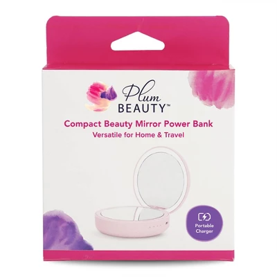 Plum Beauty Compact Beauty Mirror Power Bank 2 Plum Beauty Compact Beauty Mirror Power Bank - Image 2