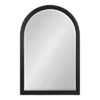 20" X 30" Hogan Wood Framed Arch Decorative Wall Mirror Black - Kate & Laurel All Things Decor