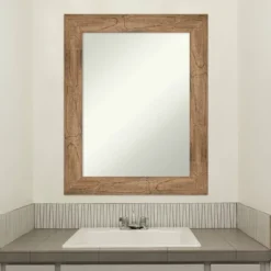 24" X 30" Non-Beveled Owl Wood Bathroom Wall Mirror Brown - Amanti Art -Umbra Home Decor Shop GUEST 287c9271 31a9 4f3d b581 23e7c33d538f