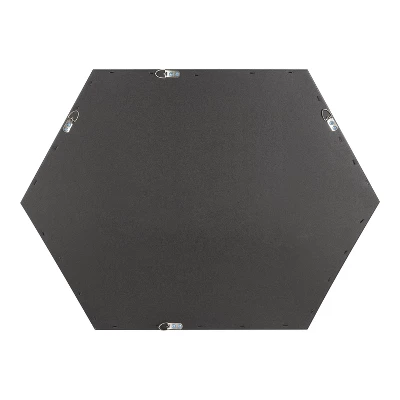 24.7" X36.7" Rhodes Hexagon Wall Mirror Gold - Kate & Laurel All Things Decor 3 24.7" X36.7" Rhodes Hexagon Wall Mirror Gold - Kate & Laurel All Things Decor - Image 3