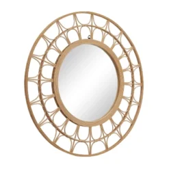 Bohemian Bamboo Starburst Wall Mirror Brown - Olivia & May -Umbra Home Decor Shop GUEST 2a092ed0 3853 4095 afa9 f03915ff788f