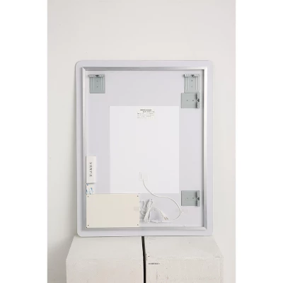 DOMETOUR LED Bathroom Mirror, Anti-Fog, Front And Backlit, 3 Colors, 5-Level Dimmable, Wall Mounted, Horizontal/Vertical 12 DOMETOUR LED Bathroom Mirror, Anti-Fog, Front And Backlit, 3 Colors, 5-Level Dimmable, Wall Mounted, Horizontal/Vertical - Image 12