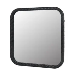 Sofie 23.62"x23.62" Decorative Wall Mirrors With Square Woven Grain And MDF Framed Mirror-The Pop Home -Umbra Home Decor Shop GUEST 2a7c4481 15cb 49b4 b088 6556d83e056a