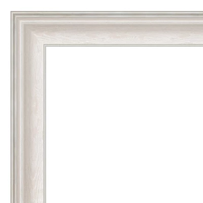 41" X 29" Non-Beveled Trio White Wash Silver Bathroom Wall Mirror - Amanti Art 2 41" X 29" Non-Beveled Trio White Wash Silver Bathroom Wall Mirror - Amanti Art - Image 2