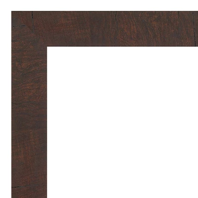 23" X 29" Non-Beveled Wildwood Brown Bathroom Wall Mirror - Amanti Art 2 23" X 29" Non-Beveled Wildwood Brown Bathroom Wall Mirror - Amanti Art - Image 2