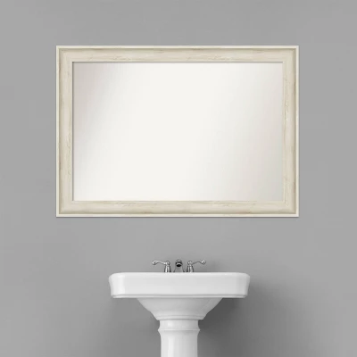 41" X 29" Non-Beveled Regal Birch Cream Bathroom Wall Mirror - Amanti Art 7 41" X 29" Non-Beveled Regal Birch Cream Bathroom Wall Mirror - Amanti Art - Image 7