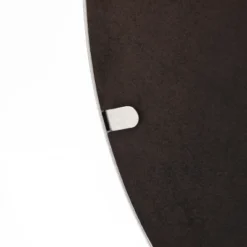 LuxenHome Silver Metal Frame Round Accent Vanity Wall Mirror -Umbra Home Decor Shop GUEST 2c30ba4b c054 40b5 bb61 ca322086e2e4