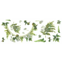 Fern Peel And Stick Decal With Circle Mirror - RoomMates -Umbra Home Decor Shop GUEST 2cc7a5ec 3c93 42c7 a509 a6abb2781852