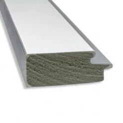 24" X 30" Non-Beveled Eva White Silver Wall Mirror - Amanti Art