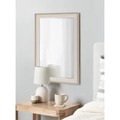 Kobert Rectangle Wall Mirror Natural - Kate & Laurel All Things Decor -Umbra Home Decor Shop GUEST 2d57fc37 6f33 4195 8874 cc1914d36248
