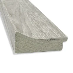 46" X 36" Dove Framed Wall Mirror Graywash - Amanti Art