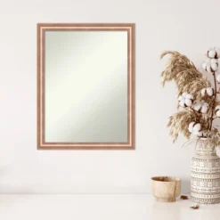 21" X 27" Non-Beveled Harmony Rose Gold Wood Wall Mirror - Amanti Art -Umbra Home Decor Shop GUEST 2f8d55c6 e413 4f78 8324 890c3c10463c