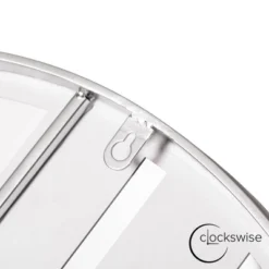 Clockswise Modern Round Big Wall Clock With Mirror Face, Decorative Silver Metal 22.75” Oversized Timepiece, Hanging Supplies Included -Umbra Home Decor Shop GUEST 2fbdb58b 4924 4e26 9023 8190ae46366c