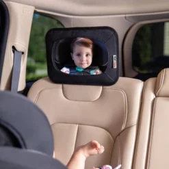 Nuby X Safe In The Seat Soft Fabric Backseat Baby View Mirror
