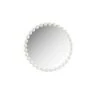 27" Marlowe Beaded Round Wall Mirror White - Madison Park