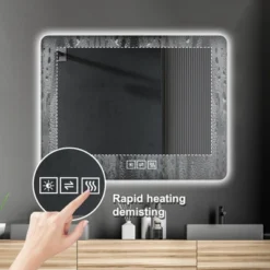 DOMETOUR LED Bathroom Mirror, Anti-Fog, Front And Backlit, 3 Colors, 5-Level Dimmable, Wall Mounted, Horizontal/Vertical 17 DOMETOUR LED Bathroom Mirror, Anti-Fog, Front And Backlit, 3 Colors, 5-Level Dimmable, Wall Mounted, Horizontal/Vertical -Umbra Home Decor Shop GUEST 322c94f8 e8bb 4a8e b260 67bf23eed56f