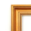 Amanti Art Townhouse Gold Petite Bevel Wood Bathroom Wall Mirror 27.5 X 21.5 In.