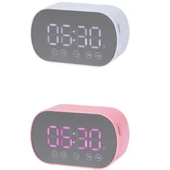REGALWOVEN 2 Pcs Digital Mirror FM Radio Speaker Small Dual Alarm Clock 3.3 X 2 X 1.6 Inches -Umbra Home Decor Shop GUEST 32f764ec d224 4ffc bc9a db6b9b7b64c0