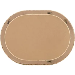 Noble Park Tioga Oval Vanity Wall Mirror Modern Natural Woven Rattan Frame 26 1/2" Wide For Bathroom Bedroom Living Room House Office Home Entryway -Umbra Home Decor Shop GUEST 34bdffe0 631c 451d b15e 45990482908c