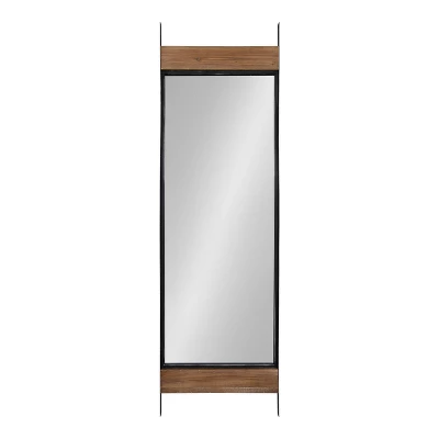 19.2" X 63" Kincaid Full Length Wall Mirror Rustic Brown - Kate & Laurel All Things Decor 1 19.2" X 63" Kincaid Full Length Wall Mirror Rustic Brown - Kate & Laurel All Things Decor