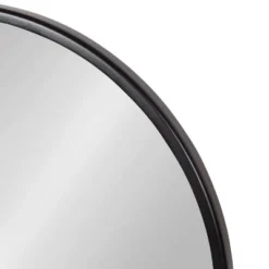 18" X 22" Maxfield Round Tabletop Mirror Black/Natural - Kate & Laurel All Things Decor -Umbra Home Decor Shop GUEST 35eb8fc6 d2bb 4a88 80a4 fec37ffc00b1