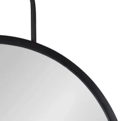 19"x33" Patel Round Mirror With Shelf - Kate & Laurel All Things Decor